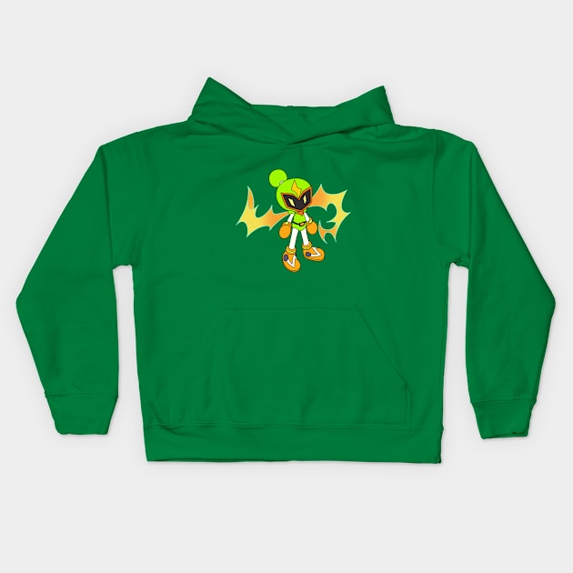 Plasma - Super Bomberman R Kids Hoodie by SailorBomber